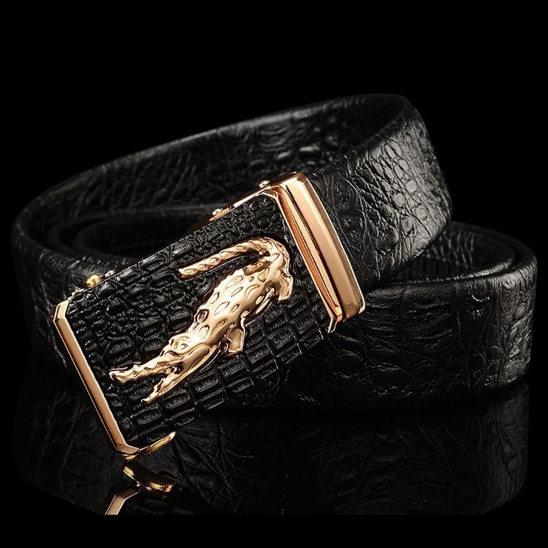 Ceinture croco noir