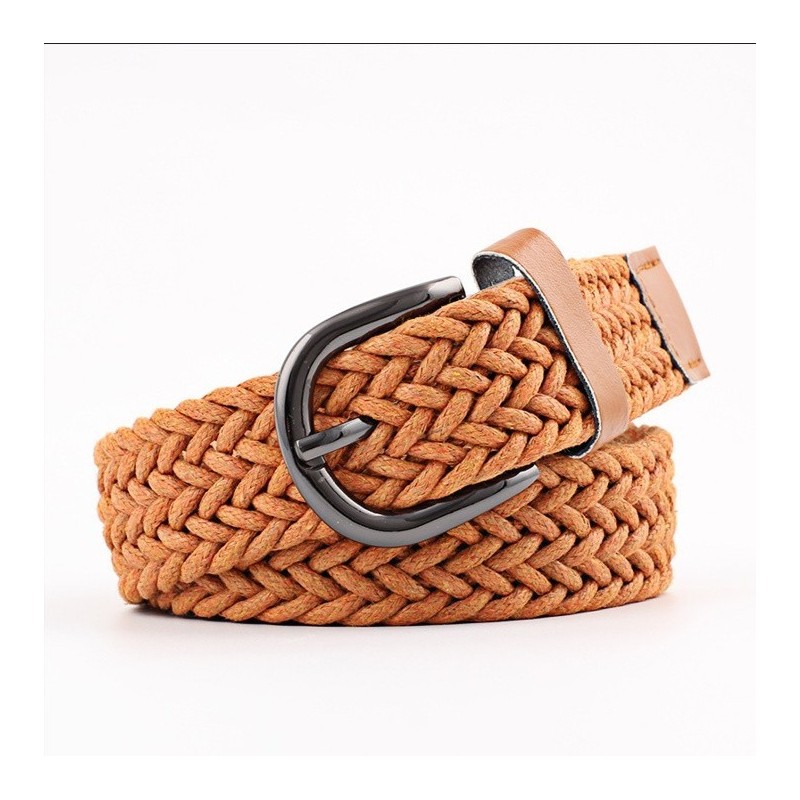 Ceinture corde tressée homme