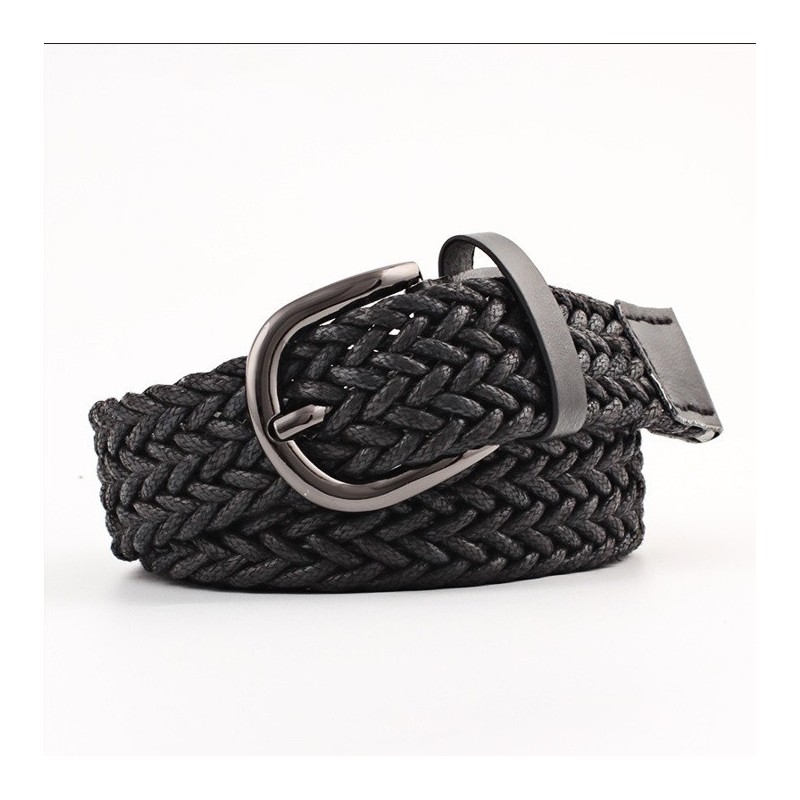 Ceinture corde tressée homme